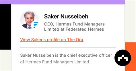 saker nusseibeh federated hermes|saker nusseibeh federated.